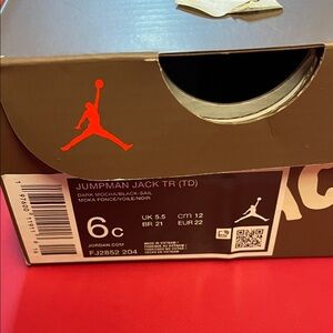 Jordan Jumpman Shoe Box in Dark Mocha with Red Jumpman